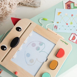 Ardoise magique en bois "Louis" (18 mois et +) Lilliputiens