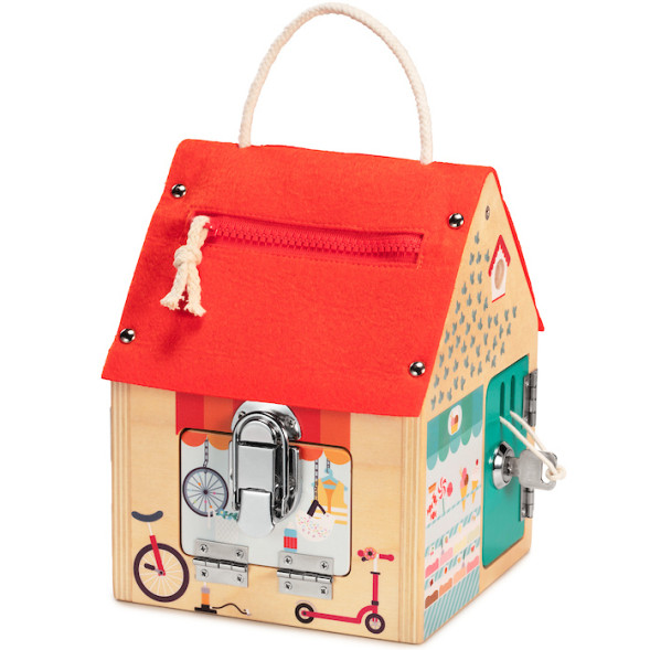 Maison d'apprentissage en bois Multi-fermetures (3 ans et +)