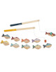 Jeu de Pêche à la ligne magnétique en bois (2-5 ans)