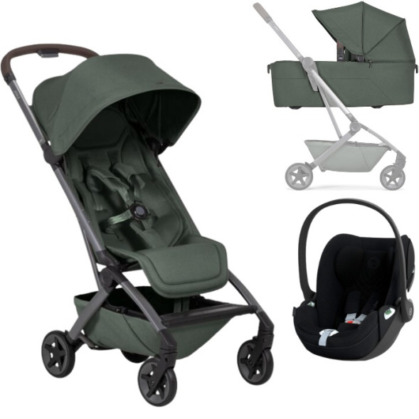  Poussette Joolz Aer2 "Forest Green" + Nacelle + Cybex Cloud T