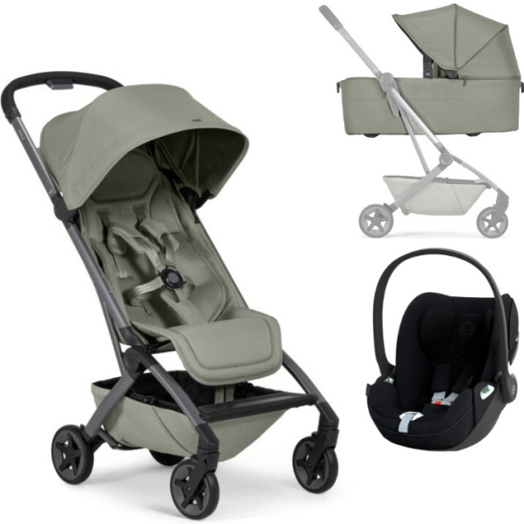  Poussette Joolz Aer2 "Sage Green" + Nacelle + Cybex Cloud T