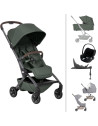  Poussette Joolz Aer2 "Forest Green" + Nacelle + Cybex Cloud T + Base T + Arceau de Maintien + Protections Pluie