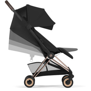 Poussette COYA Confort Rosegold "Sepia Black" Cybex