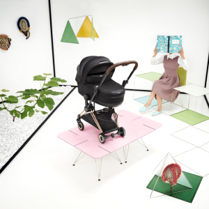 Nacelle pliable Luxe Style MIOS et COYA "City Grey" (2026) Cybex