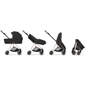 Nacelle pliable Luxe Style MIOS et COYA "City Grey" (2026) Cybex