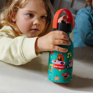 Gourde en inox isotherme (350 ml) "Disco Roar" Hello Hossy 