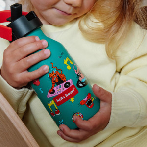 Gourde en inox isotherme (350 ml) "Disco Roar" Hello Hossy 