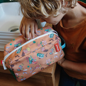Trousse de toilette enfant en PET recyclé "Music Festival" Hello HOssy