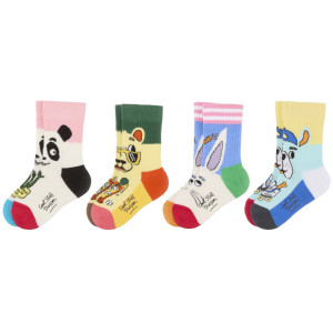 Pack Chaussettes en coton bio "Mascots" (2/3 ans) Hello Hossy