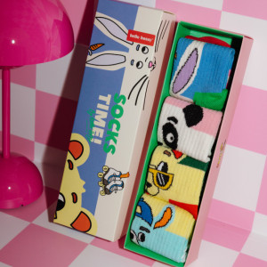 Pack Chaussettes en coton bio "Mascots" (7/9 ans) Hello Hossy