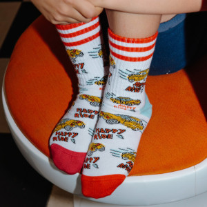 Pack Chaussettes en coton bio "Cars" (7/9 ans) Hello Hossy