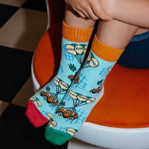 Pack Chaussettes en coton bio "Cars" (7/9 ans) Hello Hossy