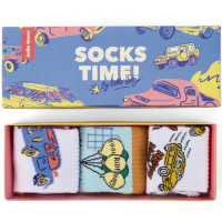 Pack Chaussettes en coton bio "Cars" (1-2 ans)