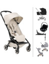  Poussette Joolz Aer2 Edition "Calming Beige" + Nacelle + Cybex Cloud T Plus + Base T + Arceau de Maintien + Protections Pluie