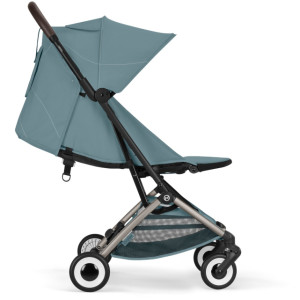  Poussette Orfeo châssis Taupe "Stormy Blue"