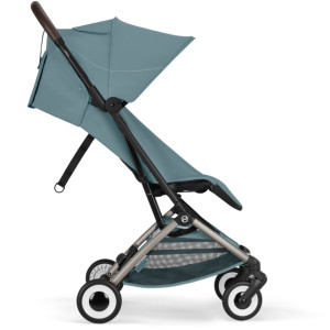  Poussette Orfeo châssis Taupe "Stormy Blue"