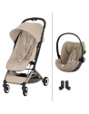 Poussette Orfeo 3 "Almond Beige" (2026) + Cloud G3 Plus