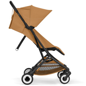  Poussette Orfeo châssis Black "Cinnamon Yellow" (2026) Cybex