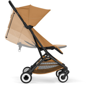  Poussette Orfeo châssis Black "Cinnamon Yellow" (2026) Cybex
