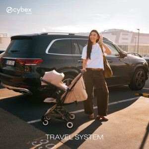  Poussette Orfeo châssis Black "Candy Pink" Cybex