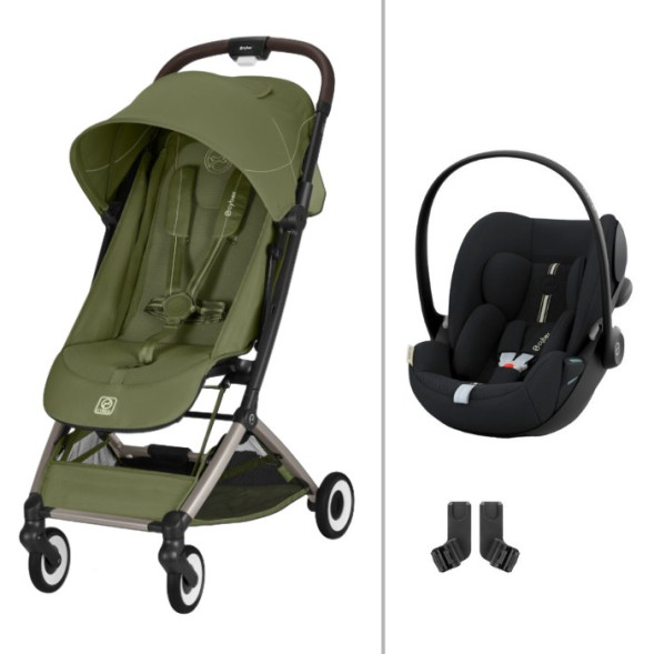  Poussette Orfeo 3 "Moss Green" (2026) + Cloud G3 Plus