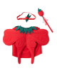 Déguisement enfant en coton bio "Fée des Fraises" (3-7 ans)