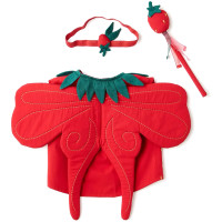 Déguisement enfant en coton bio "Fée des Fraises" (3-7 ans)