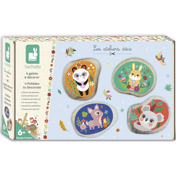 Kit Créatif "Galets à décorer Animaux" (6-12 ans)