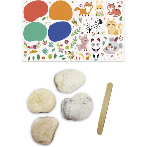 Kit Créatif "Galets à décorer Petits animaux" (6-12 ans)