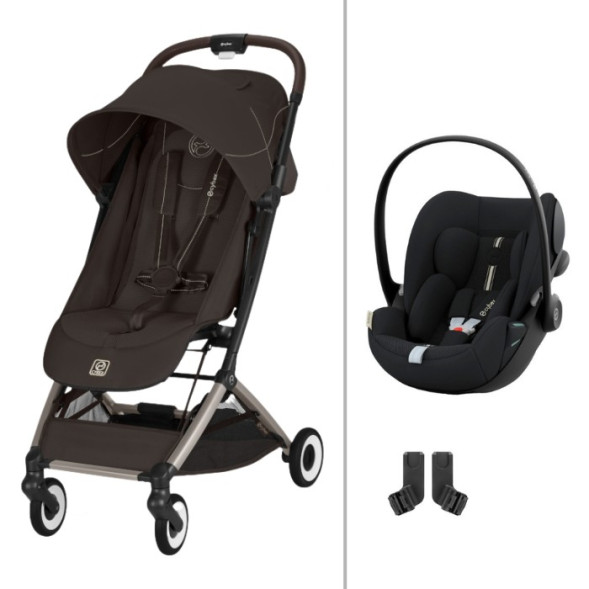  Poussette Orfeo 3 "Chocolate Brown" (2026) + Cloud G3 Plus