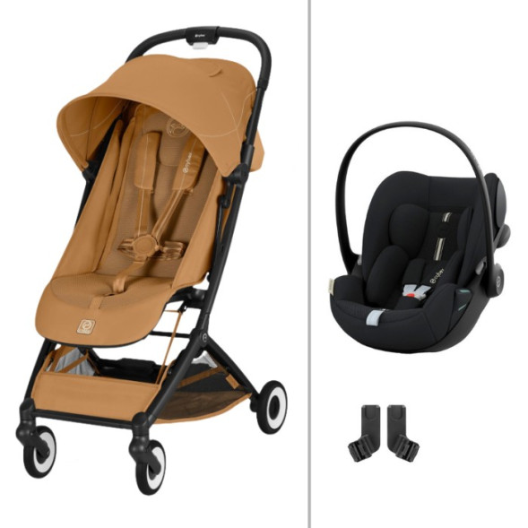  Poussette Orfeo 3 "Cinnamon Yellow" (2026) + Cloud G3 Plus