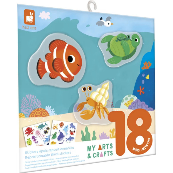Kit Créatif "Stickers repositionnables - La Mer" (18-36 mois)