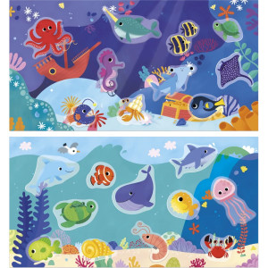 Kit Créatif "Stickers repositionnables - La Mer" (18-36 mois)