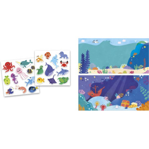 Kit Créatif "Stickers repositionnables - La Mer" (18-36 mois)