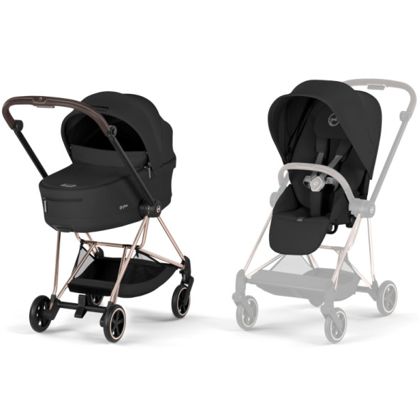  Duo Poussette Cybex MIOS Confort Rosegold "Sepia Black" (2026)