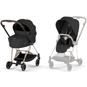  Duo Poussette Cybex MIOS Confort Rosegold "Sepia Black" (2026)