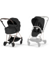  Poussette MIOS + Nacelle LUXE Confort Rosegold "Sepia Black" (2026)
