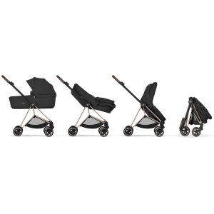  Duo Poussette Cybex MIOS Confort Rosegold "Sepia Black" (2026)