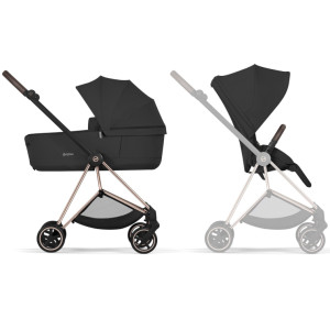  Duo Poussette Cybex MIOS Confort Rosegold "Sepia Black" (2026)