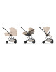  Poussette MIOS + Nacelle LUXE Confort Matt Black "Cozy Beige" (2026)