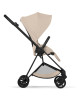 Poussette MIOS + Nacelle LUXE Confort Matt Black "Cozy Beige" (2026)