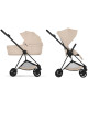  Poussette MIOS + Nacelle LUXE Confort Matt Black "Cozy Beige" (2026)