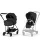  Poussette MIOS + Nacelle LUXE Confort Matt Black "Sepia Black" (2026)