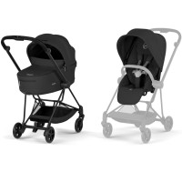  Poussette MIOS + Nacelle LUXE Confort Matt Black "Sepia Black" (2026)