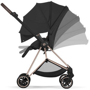  Duo Poussette MIOS Confort Matt Black + Nacelle LUXE "Sepia Black" (2026)