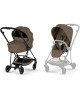  Poussette MIOS + Nacelle LUXE Confort Matt Black "Coconut Brown" (2026)