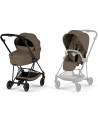  Poussette MIOS + Nacelle LUXE Confort Matt Black "Coconut Brown" (2026)