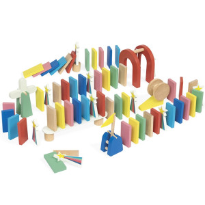 Pacrours de Dominos en bois (3-6 ans) Janod