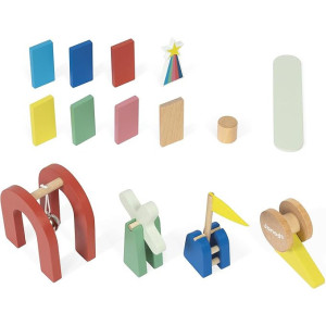Pacrours de Dominos en bois (3-6 ans) Janod