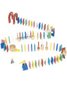 Parcours de Dominos en bois (100 pièces) (3-6 ans)